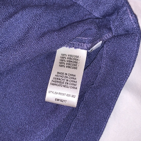 Cloth & Stone by Anthropologie Long Sleeve Purple Top - Picture 6 of 9